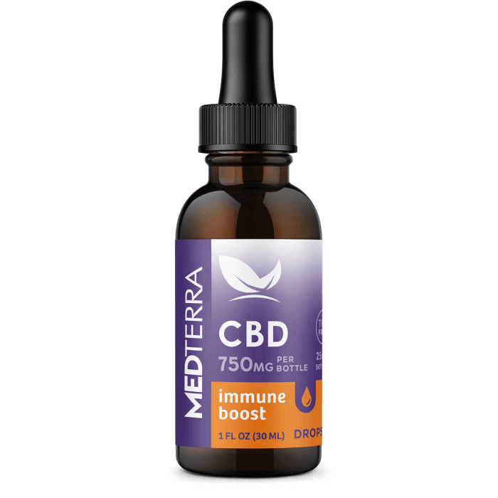 Medterra Immune Boost CBD Oil 750 mg image